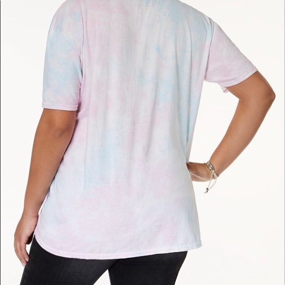 Last 1 - NEW GRAPHIC Blondie tie dyed plus size top - Picture 4 of 8